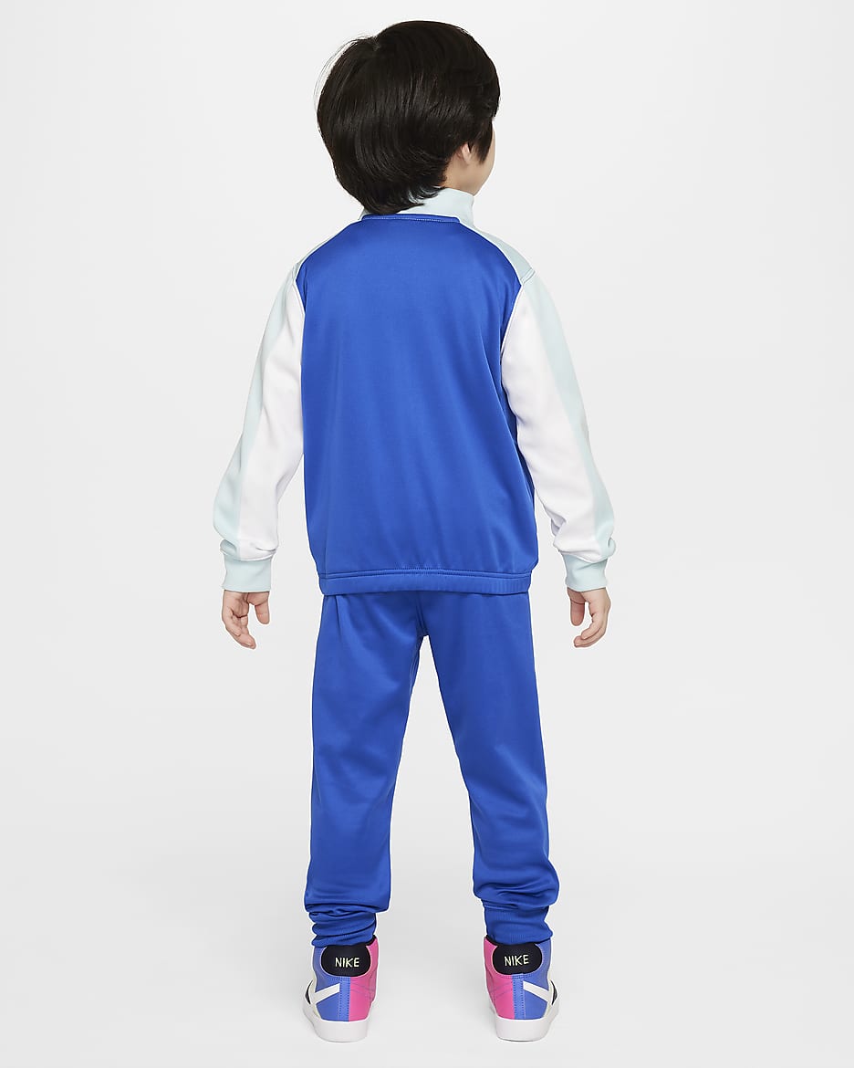 Conjunto de tricot para niños talla pequeña Nike Sportswear Dri-FIT Reimagine - Royal juego