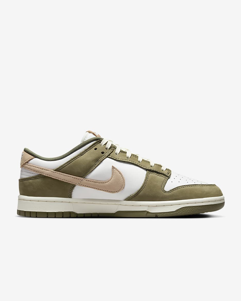 รองเท้าผู้ชาย Nike Dunk Low Retro Premium - Medium Olive/Summit White/Sail/Hemp