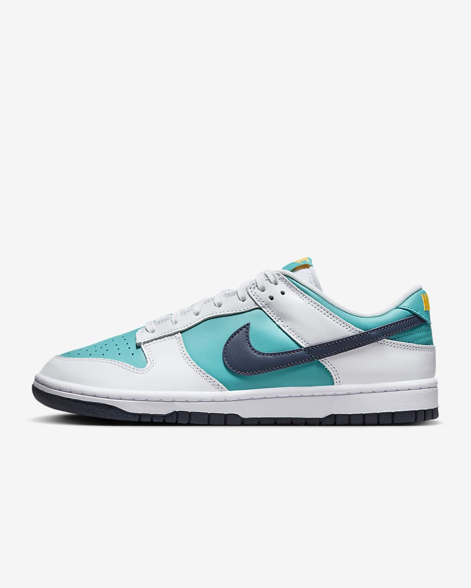 Nike Dunk Low Retro Men's Shoes - Dusty Cactus/White/Racer Pink/Thunder Blue