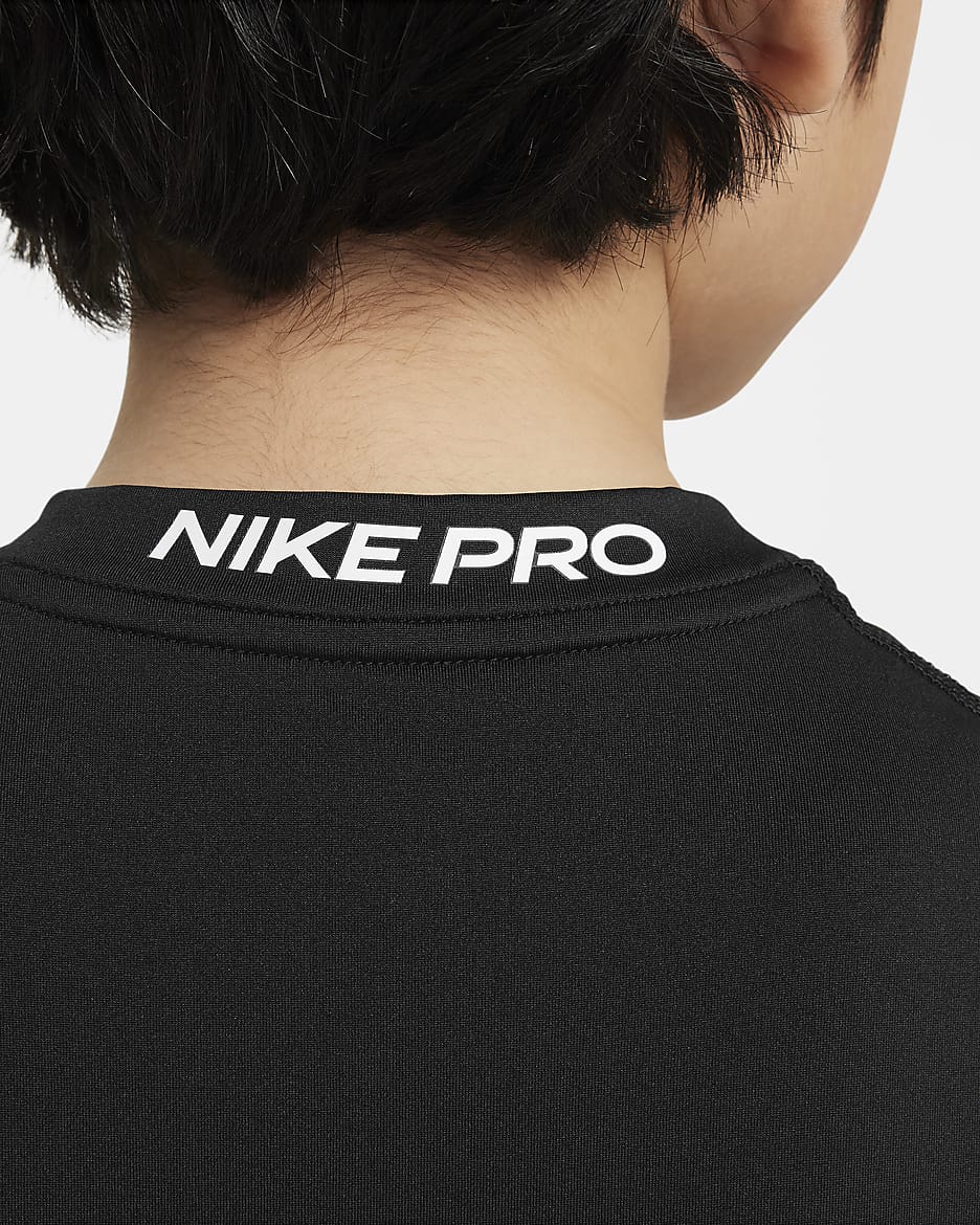 Maglia senza maniche Nike Pro - Ragazzo - Nero/Bianco