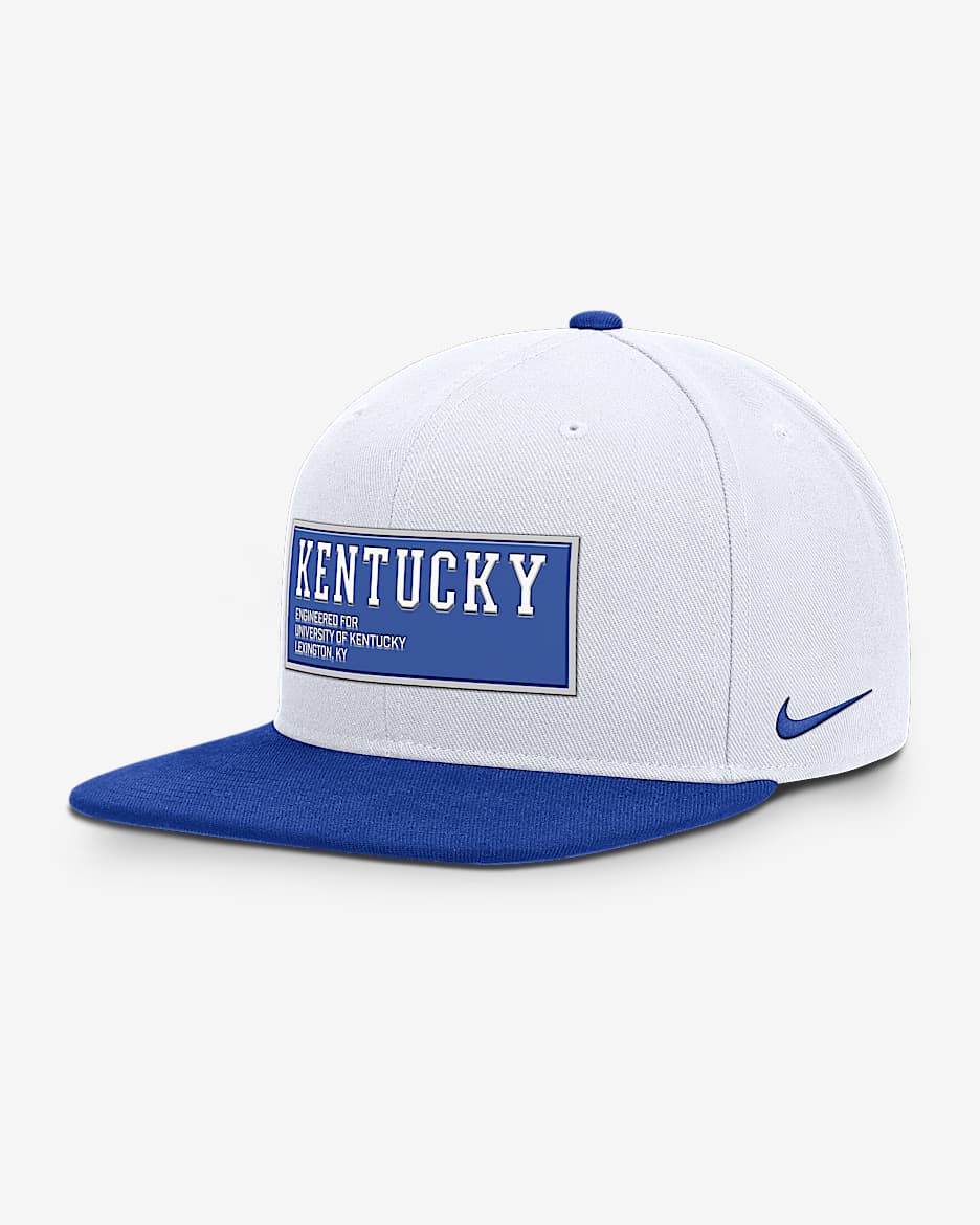Kentucky On-Field Pro Men's Nike Dri-FIT College Adjustable Hat - White