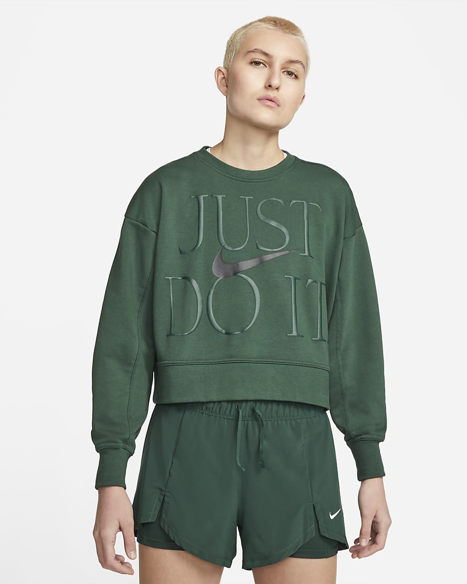 Sudadera de entrenamiento para mujer Nike Dri-FIT Get Fit - Verde pro/Negro