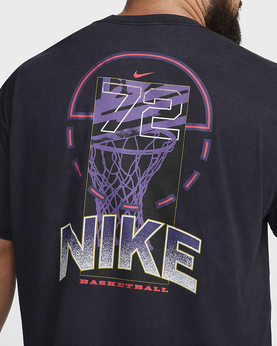 T-shirt de basket Max90 Nike pour homme - Noir