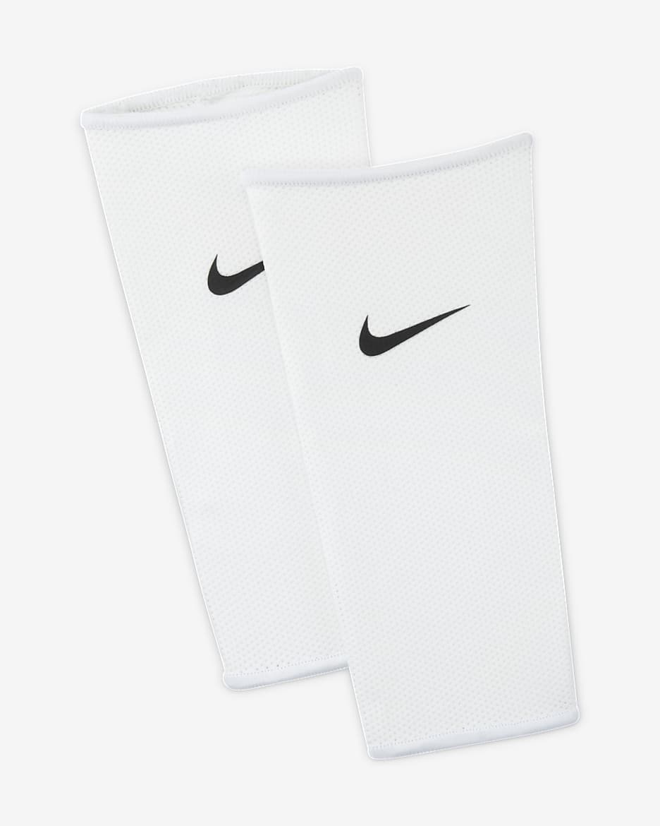 Benskyddshållare Nike Guard Lock Soccer - Vit/Svart/Svart