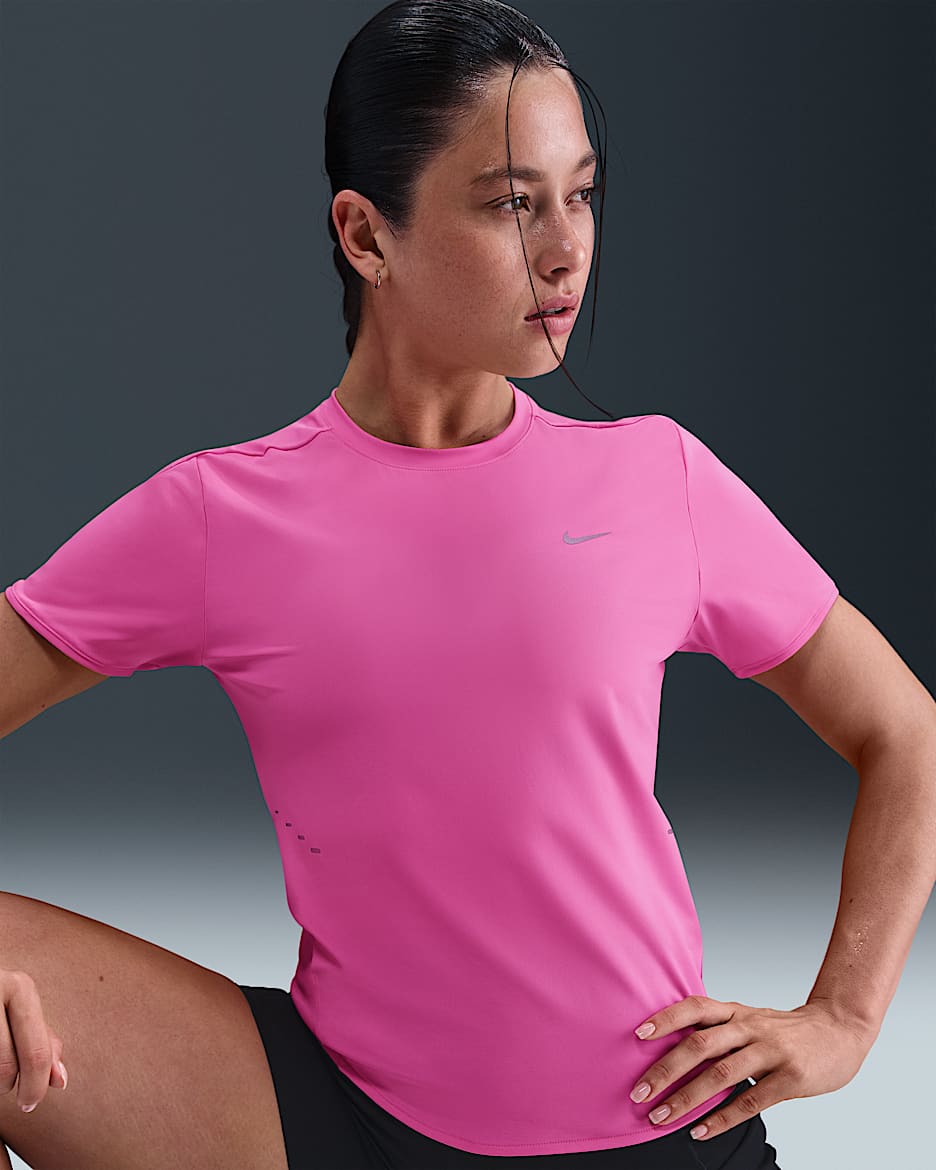 Nike Swift Women's Dri-FIT Short-Sleeve Running Top - Playful Pink