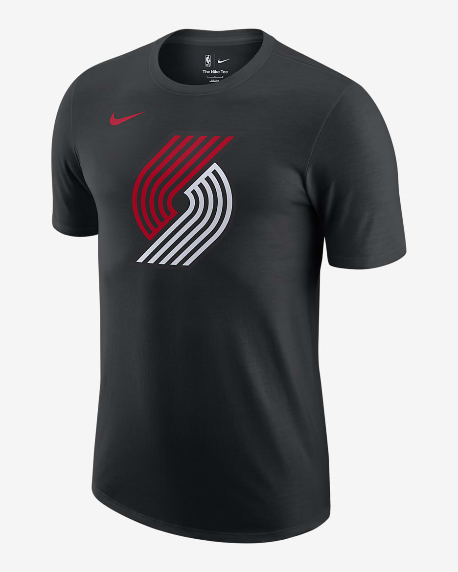 Playera Nike de la NBA para hombre Portland Trail Blazers Essential - Negro