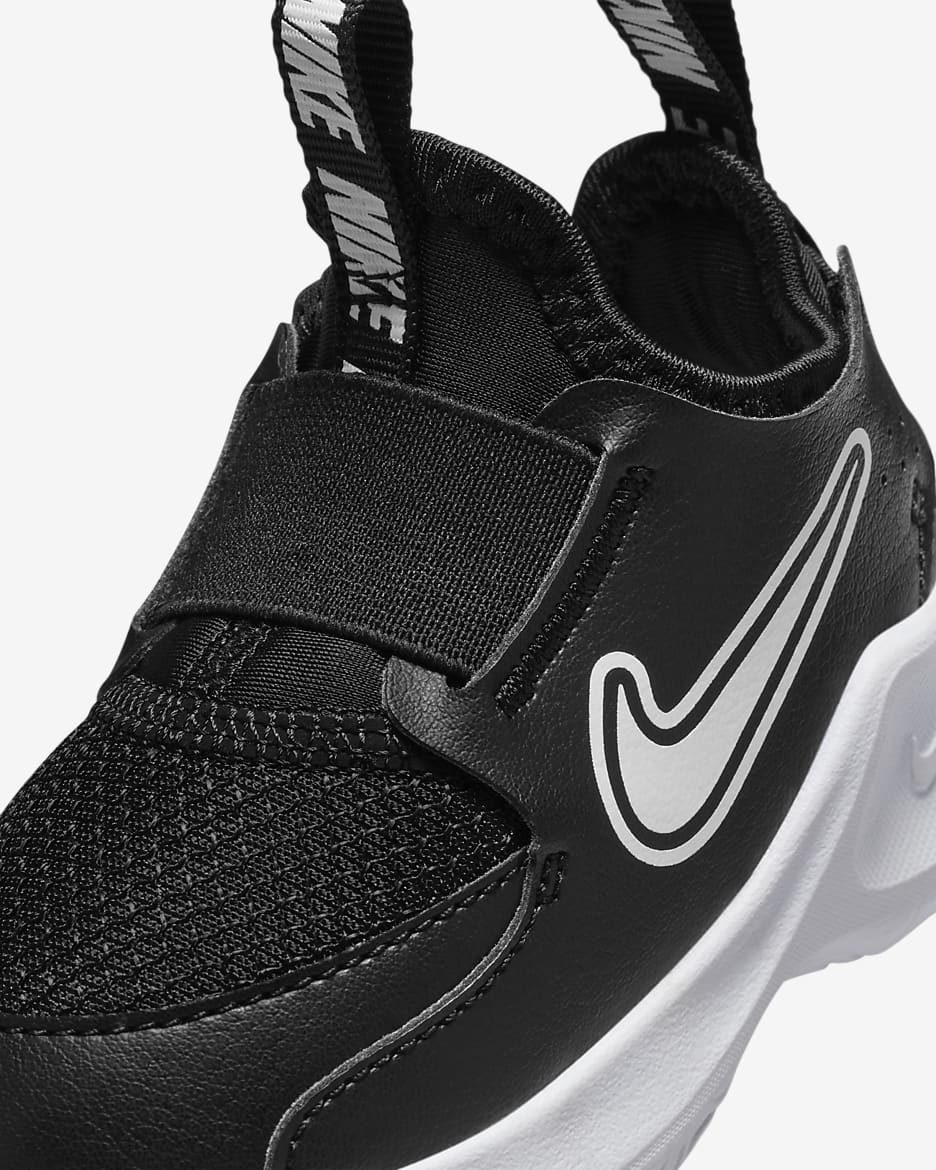 Nike Flex Runner 3 Schuh für Babys und Kleinkinder - Schwarz/Weiß