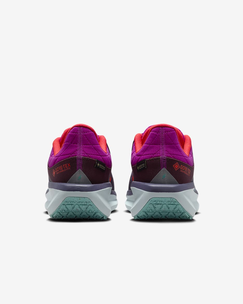 Nike Winflo 11 GORE-TEX SE Women's Waterproof Road Running Shoes - Vivid Grape/Dark Raisin/Green Frost/Bright Crimson