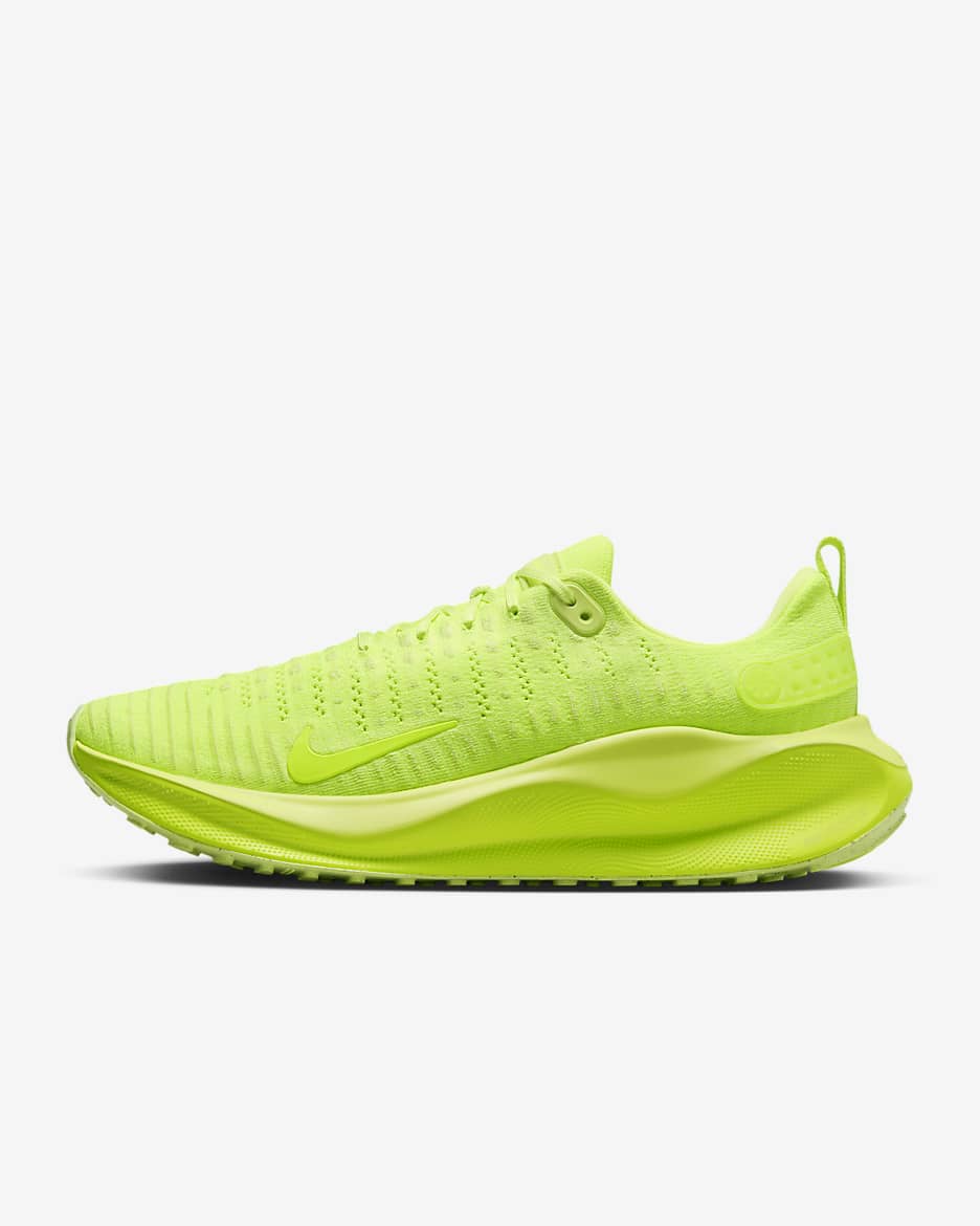 chaussure nike free run jaune fluo