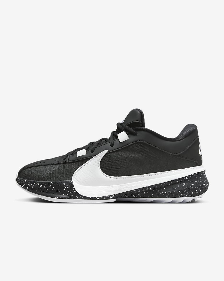 Freak 5 EP Basketball Shoes - Black/Pure Platinum/White