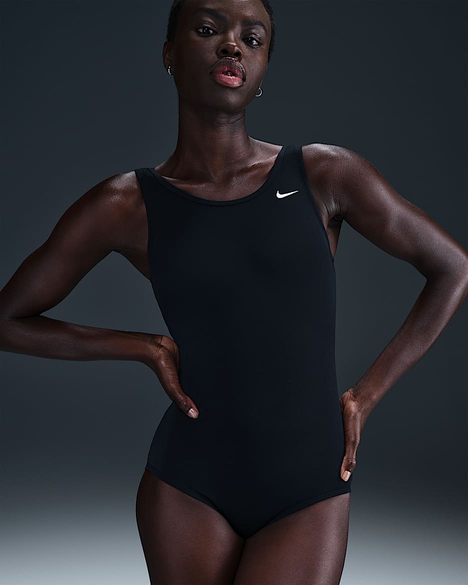 Nike Swim HydraStrong Women's U-Back Low-Leg One-Piece