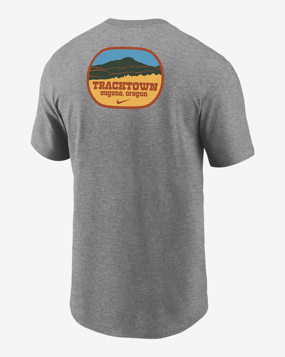 Nike Men's Dri-FIT Running T-Shirt - Dark Grey Heather