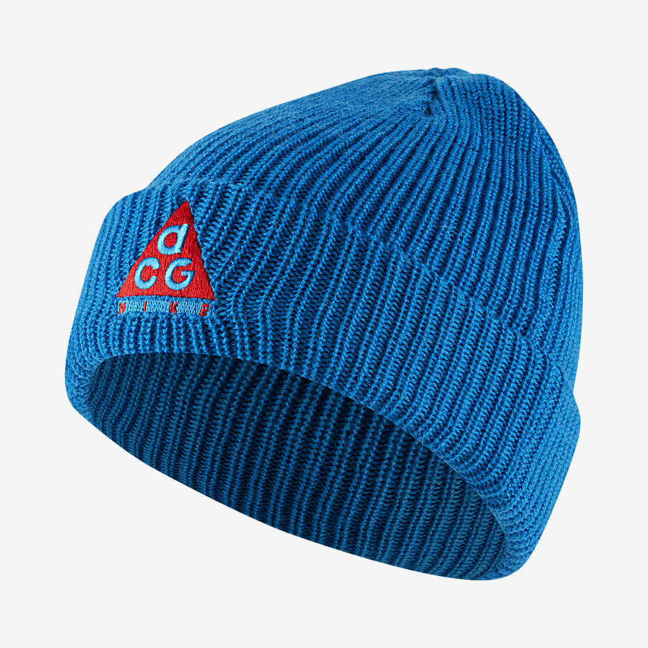 Gorro Nike ACG - Azul imperial/Rojo habanero