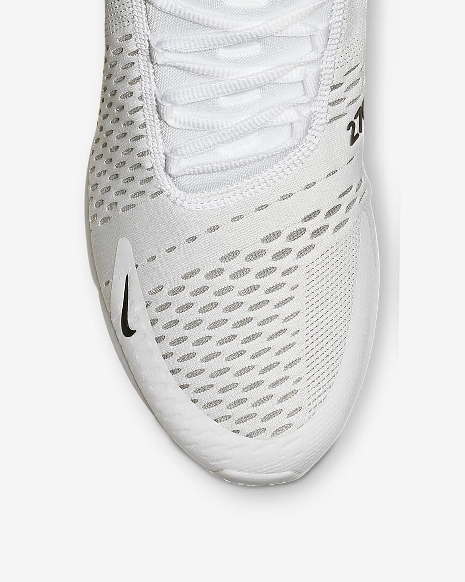 Chaussures Nike Air Max 270 pour homme - Blanc/Blanc/Noir