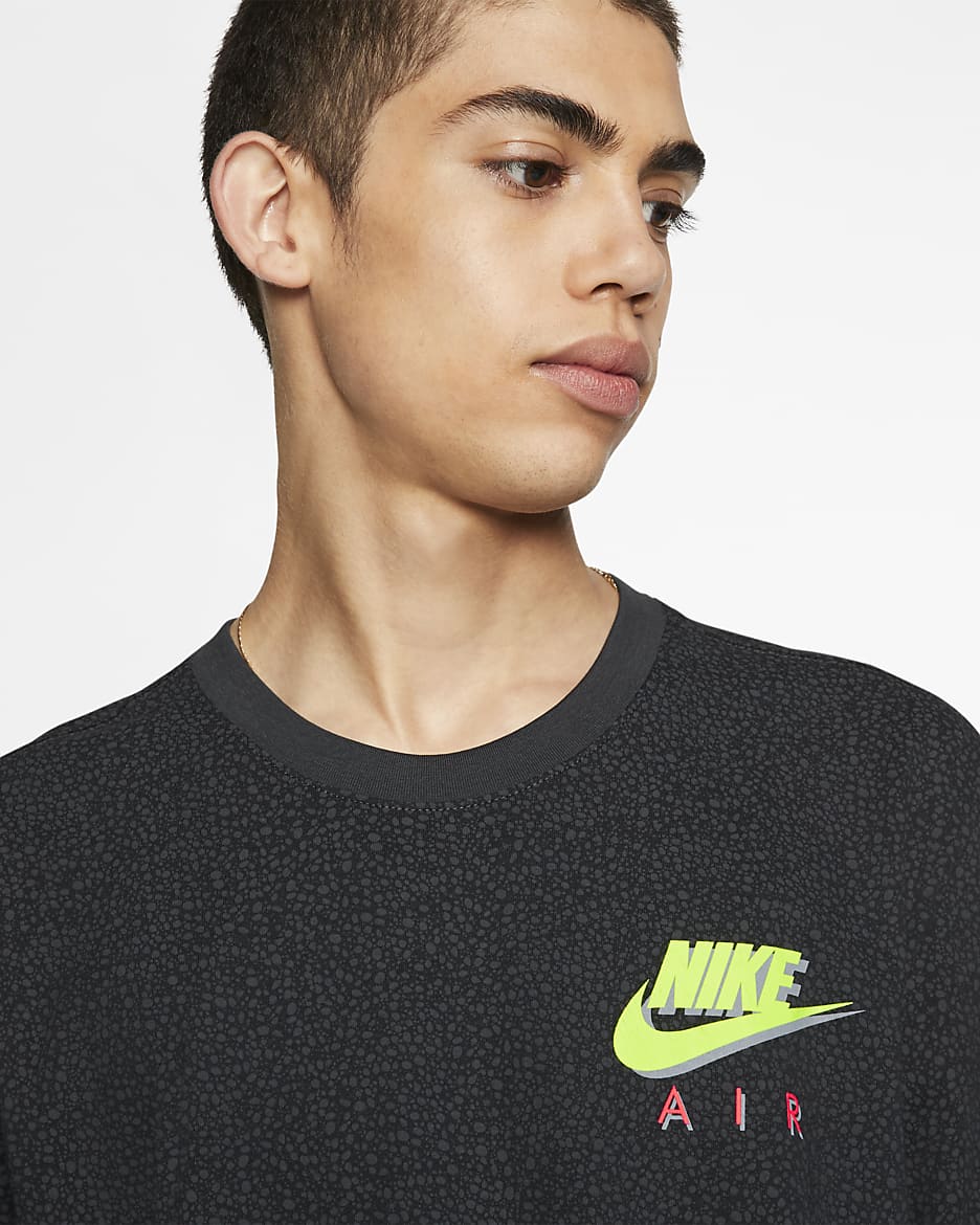 Nike Sportswear Men's Printed T-Shirt - Anthracite/Black