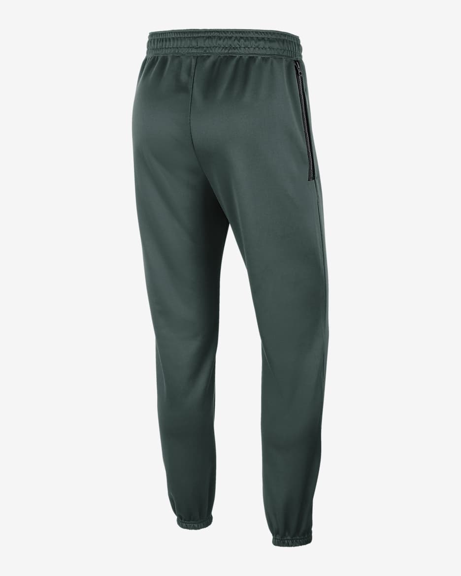 Nike College Dri-FIT Spotlight (Michigan State) Men's Pants - Pro Green/Dark Steel Grey