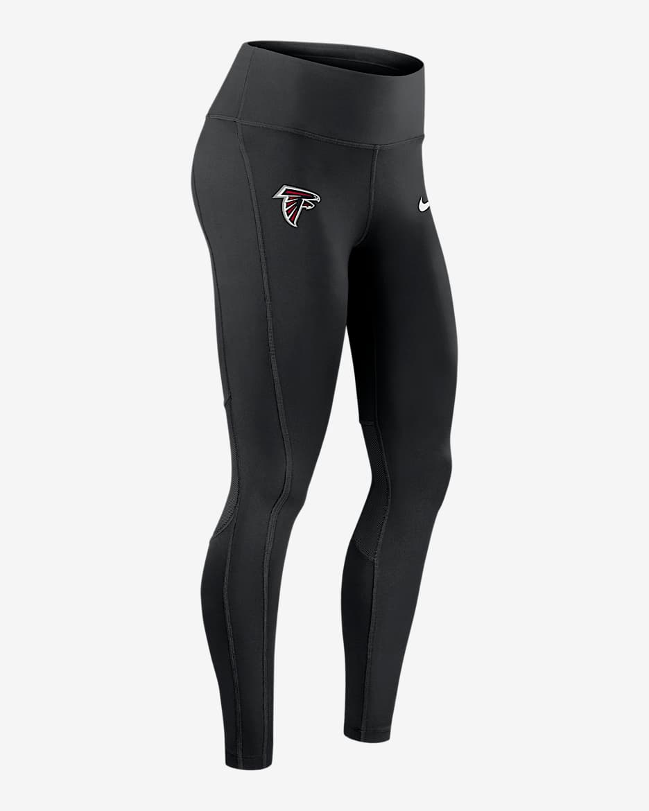 Leggings Nike Dri-FIT de la NFL para mujer Atlanta Falcons Epic Fast - Negro