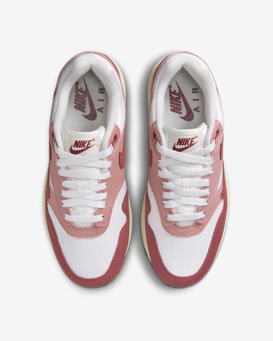 Nike Air Max 1 női cipő - Sail/Red Stardust/Coconut Milk/Cedar