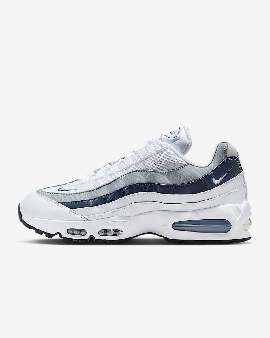 Nike Air Max 95 Herrenschuh - Weiß/Diffused Blue/Midnight Navy/Weiß