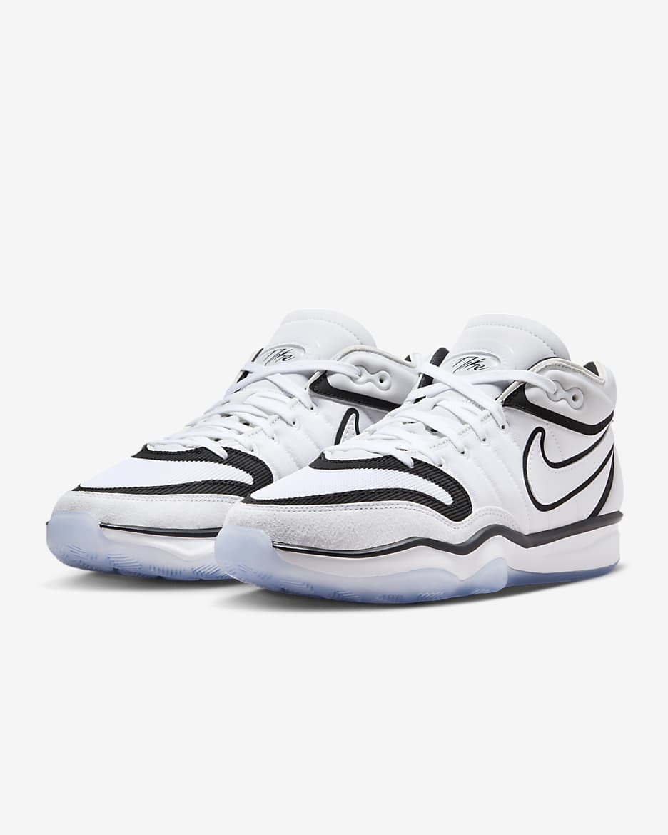 Nike G.T. Hustle 2 Basketball Shoes - White/Black