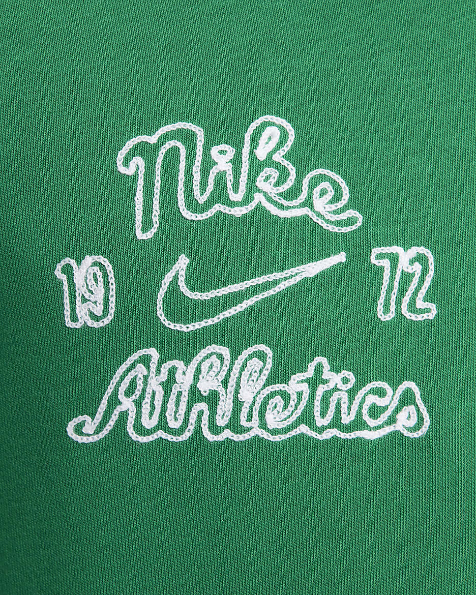 Nike Club Fleece Men's French Terry Pullover Hoodie - Malachite