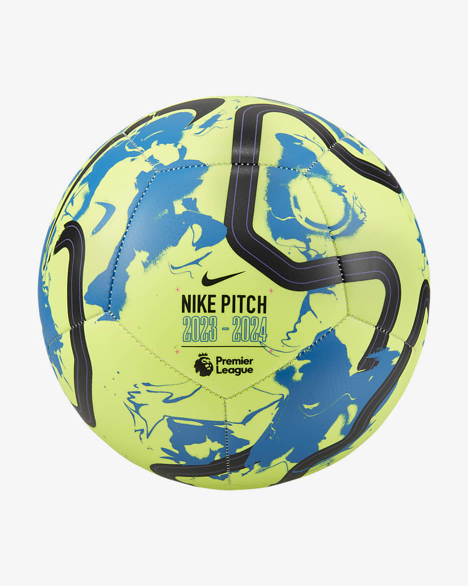 Premier League Pitch Soccer Ball - Volt/Blue Nebula/Black