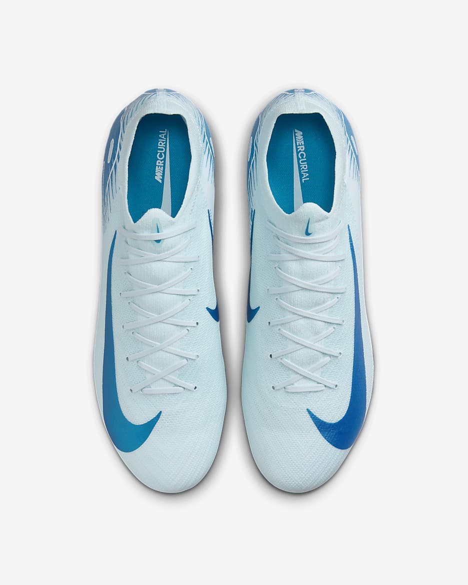 Chaussure de foot à crampons basse pour terrain sec Nike Mercurial Vapor 16 Pro - Glacier Blue/Blue Orbit