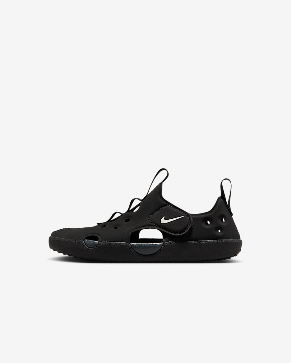 Sandalias para niños de preescolar Nike Sunray Protect 4 - Negro/Antracita/Blanco