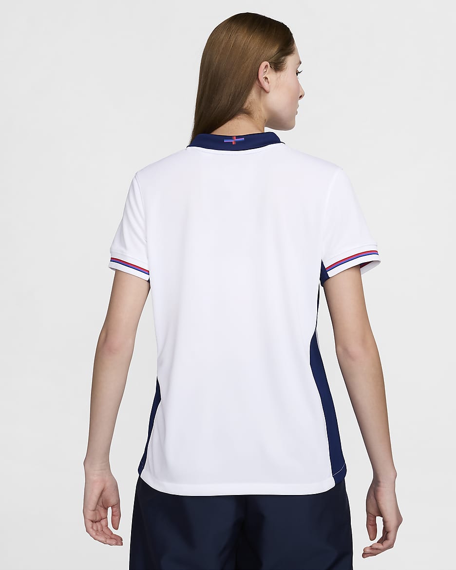 Maillot de foot replica Nike Dri-FIT Angleterre (Équipe féminine) 2024/25 Stadium Domicile pour femme - Blanc/Blanc/Blue Void