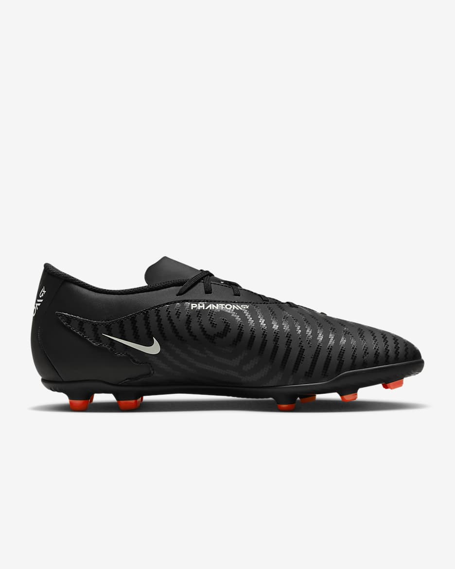 Nike Phantom GX Club Multi-Ground Low-Top Football Boot - Black/Dark Smoke Grey/Total Orange/Summit White