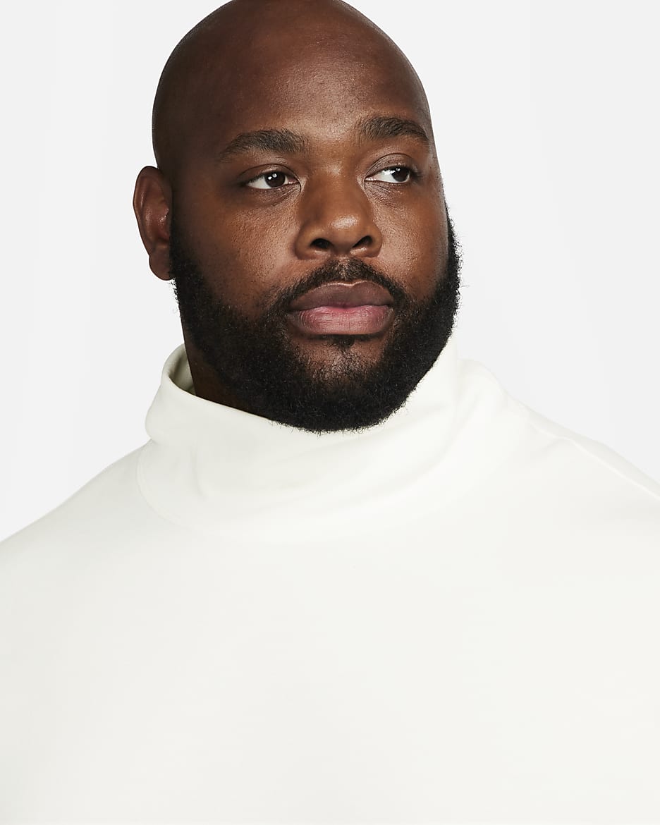 Nike Sportswear Tech Fleece Reimagined Men's Oversized Turtleneck Sweatshirt - Sail