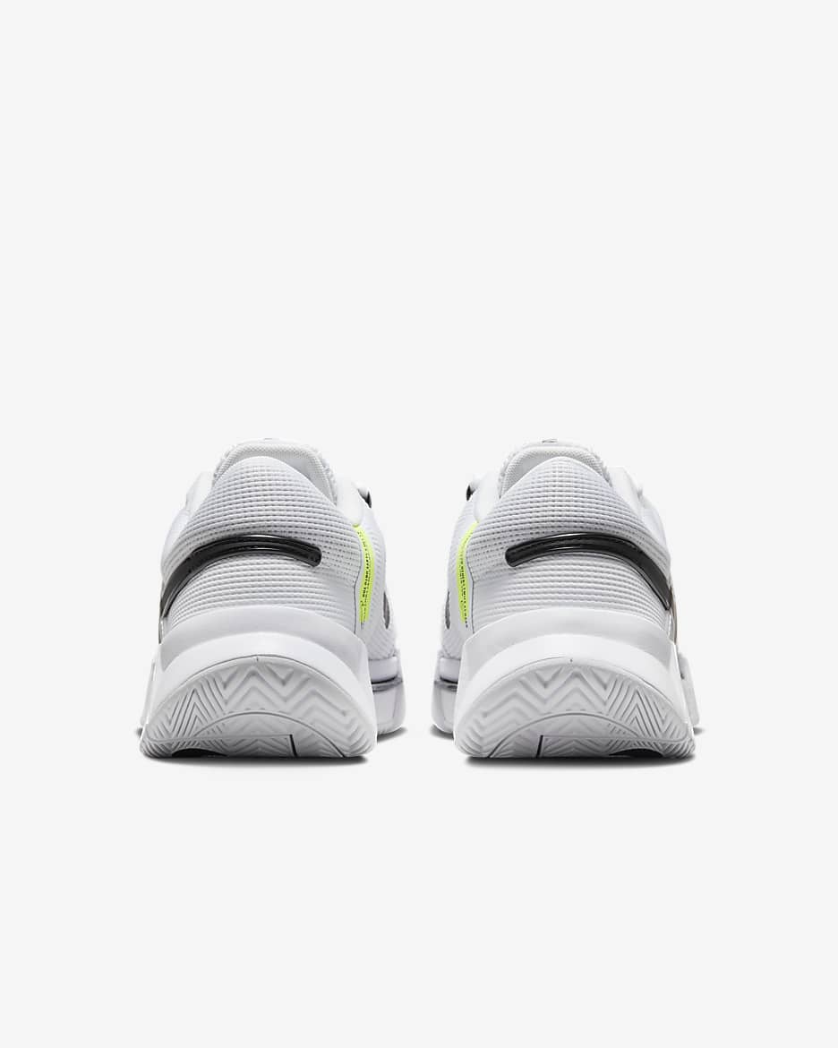 Chaussure de tennis pour surface dure Nike Zoom GP Challenge 1 pour femme - Blanc/Blanc/Noir