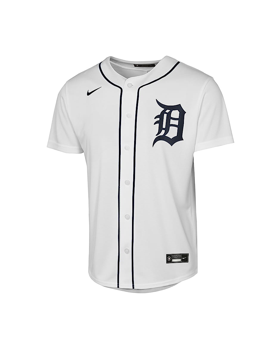 Greene Riley Detroit Tigers Big Kids' Nike MLB Replica Jersey - White