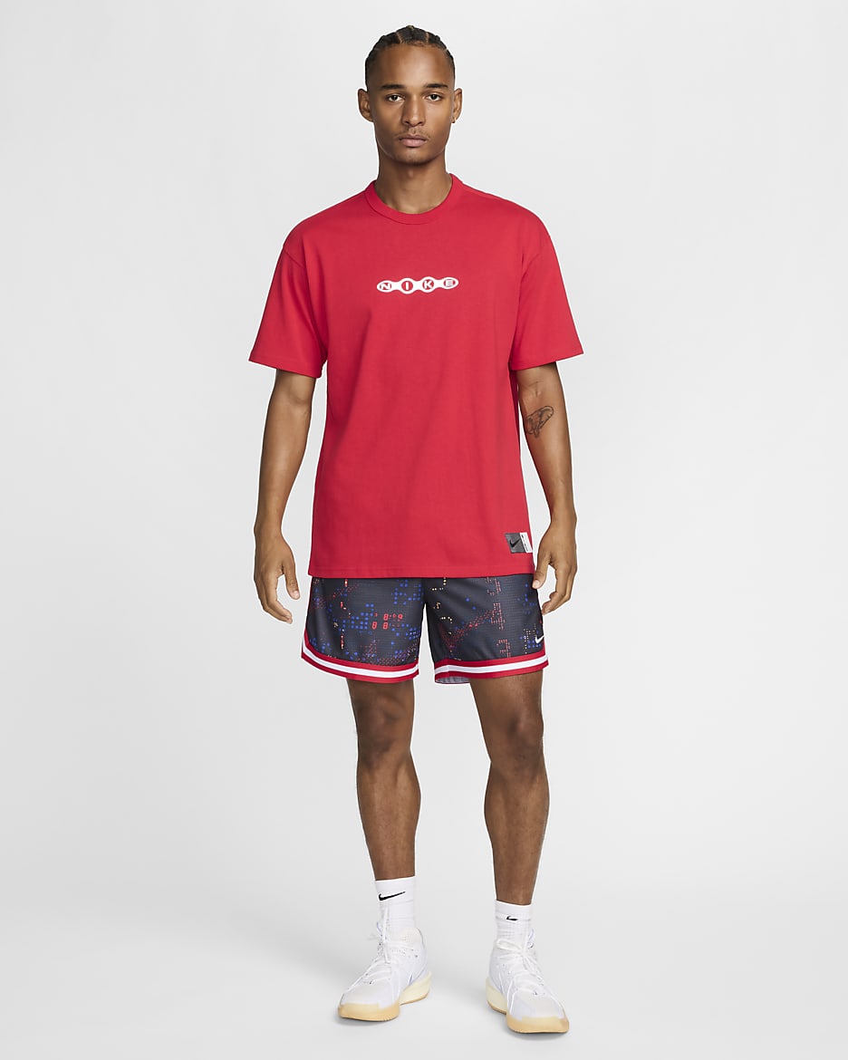 Nike Men's Max90 Basketball T-Shirt - University Red