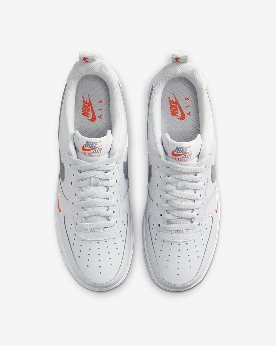 Nike schoenen wit rood sale
