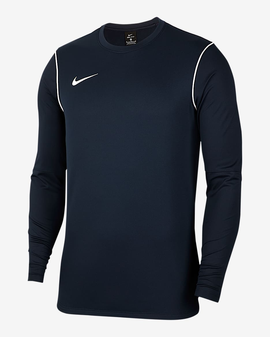 Nike Dri-FIT Park Big Kids' Soccer Crew - Obsidian/White/White