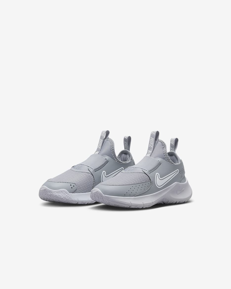 Nike Flex Runner 3 Schuh für jüngere Kinder - Wolf Grey/Weiß