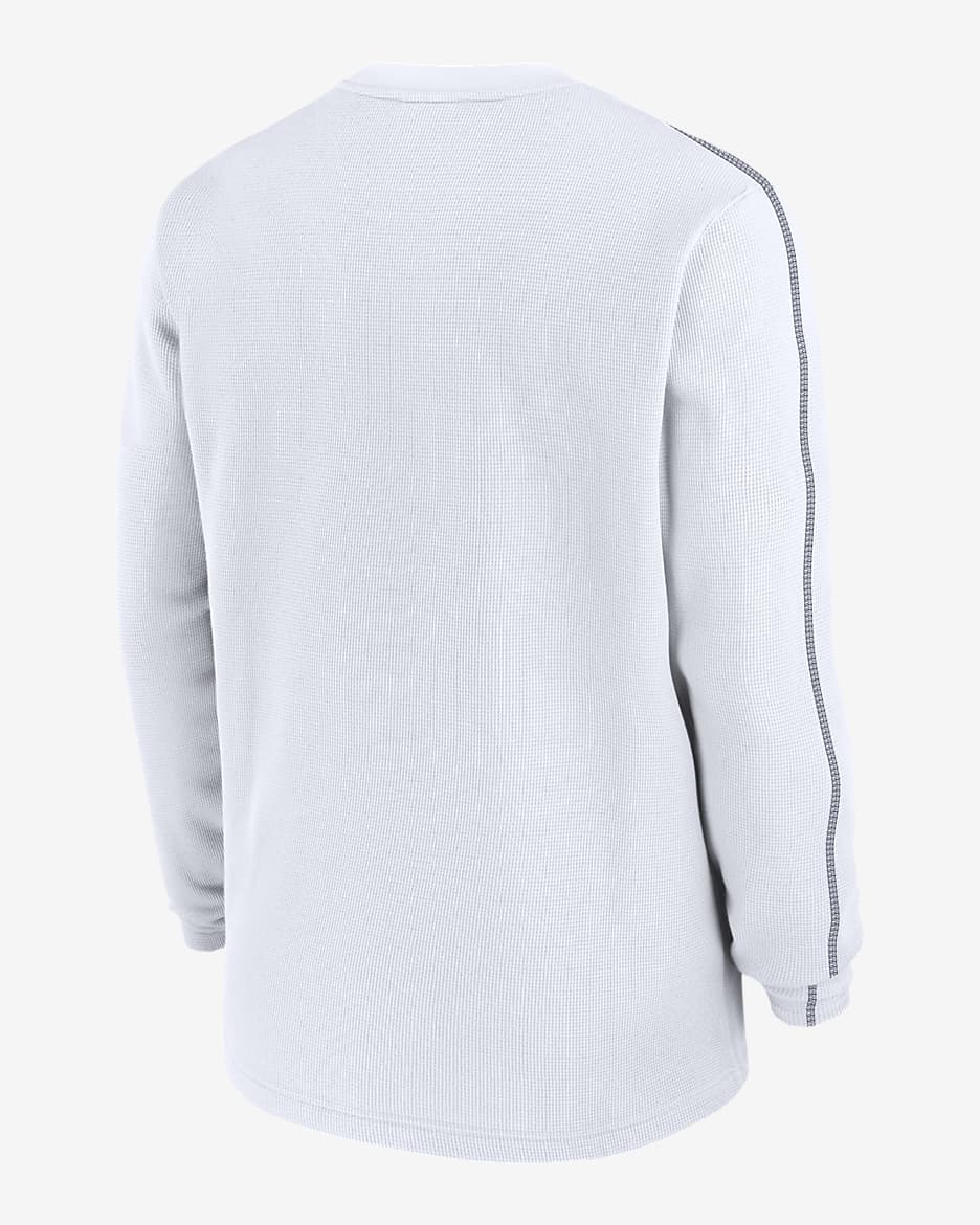 Penn State Nittany Lions Sideline Coach Men's Nike College Long-Sleeve Top - White