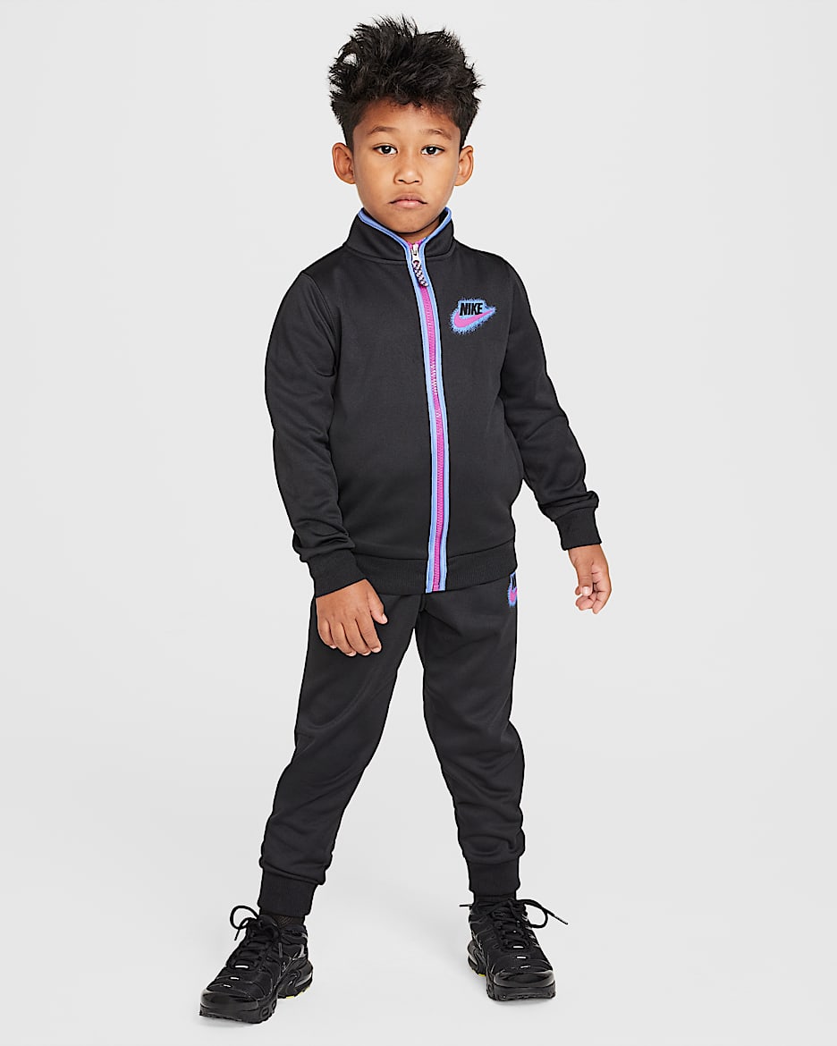 ナイキ スポーツウェア Dri-FIT パウダー プレー リトルキッズ ツーピース プロパス セットアップ - ブラック