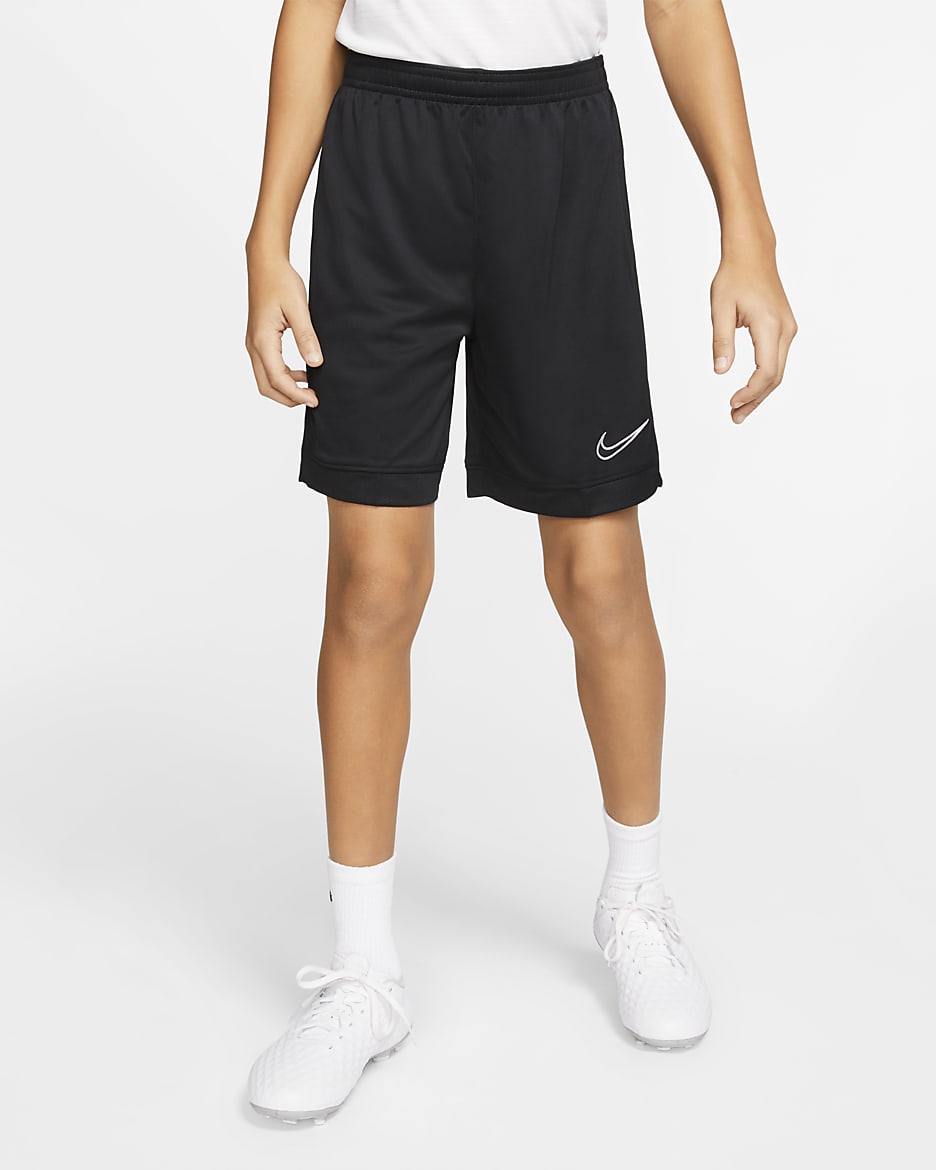 Shorts da calcio Nike Dri-FIT Academy - Ragazzi - Nero/Nero/Bianco