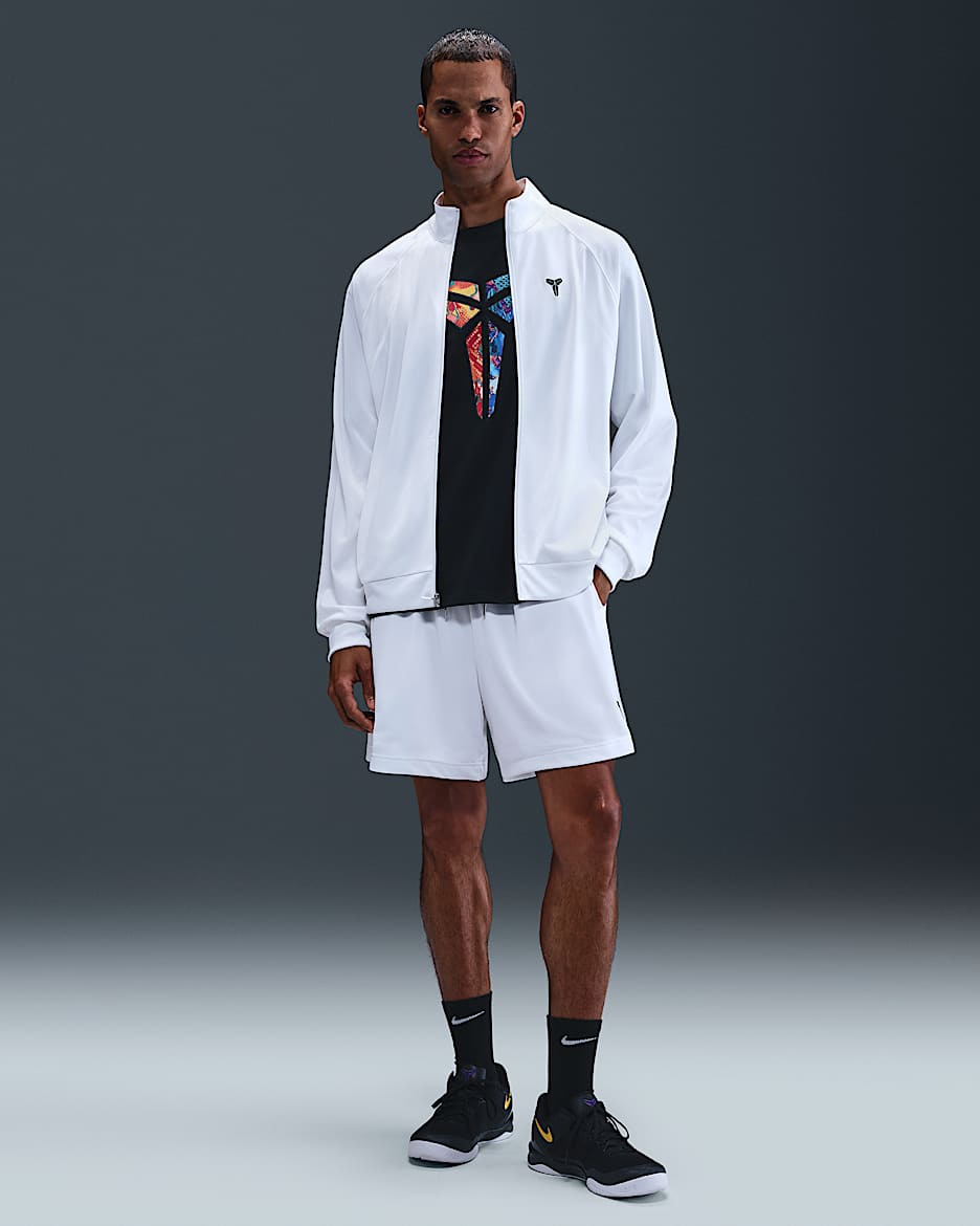 Kobe Dri-FIT 15cm (approx.) Basketball Shorts - White/White/Black