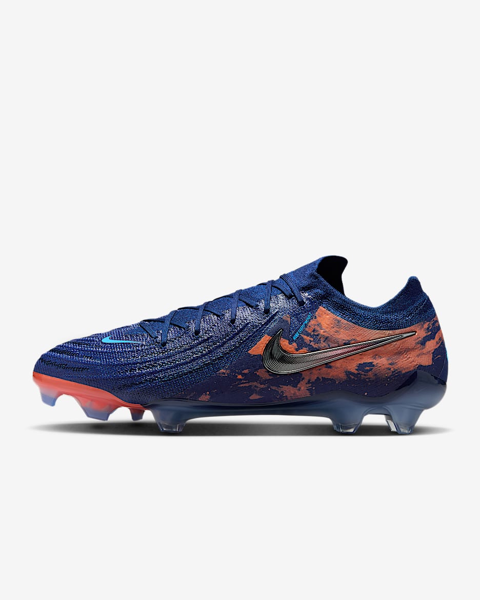 Nike Phantom GX 2 Elite 'Erling Haaland' FG Low-Top Football Boot - Blue Void/Chrome