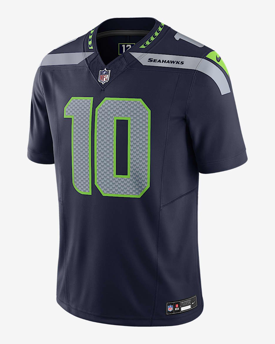 Jersey Nike Dri-FIT de la NFL Limited para hombre Cooper Kupp Seattle Seahawks - Azul marino