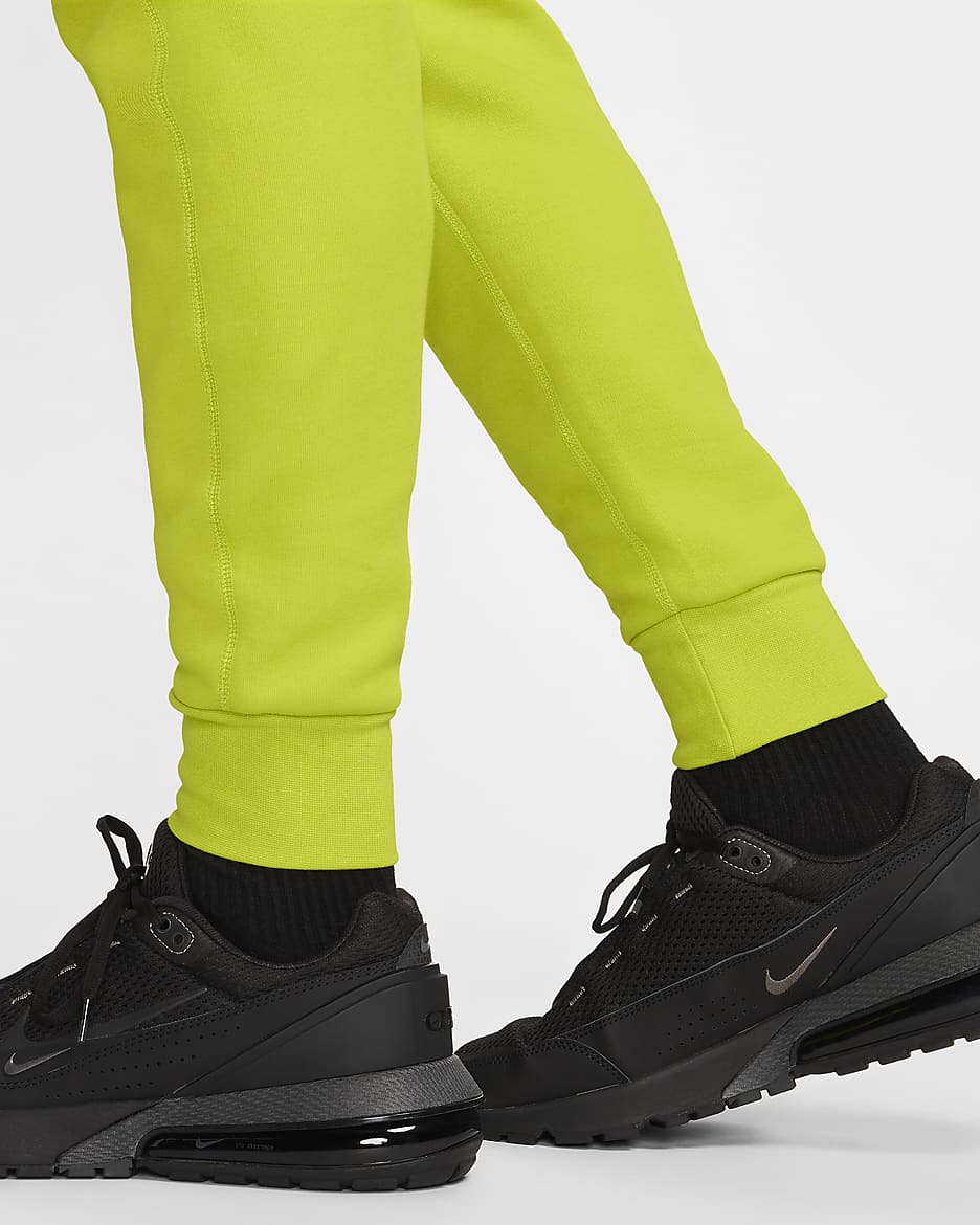 Joggers para hombre Nike Sportswear Tech Fleece - Cactus brillante/Negro