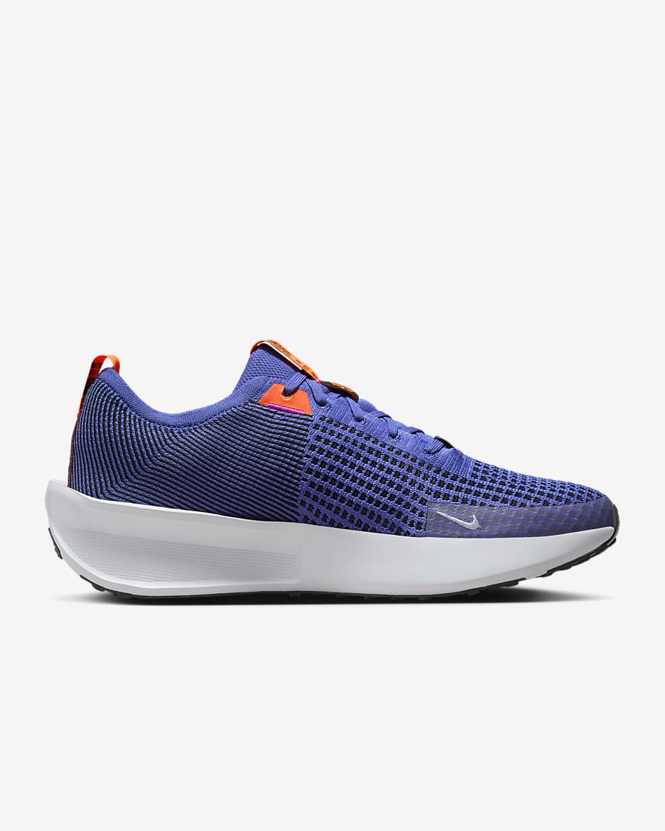 Nike Interact Run Men's Road Running Shoes - Astronomy Blue/Hyper Crimson/Black/Pure Platinum