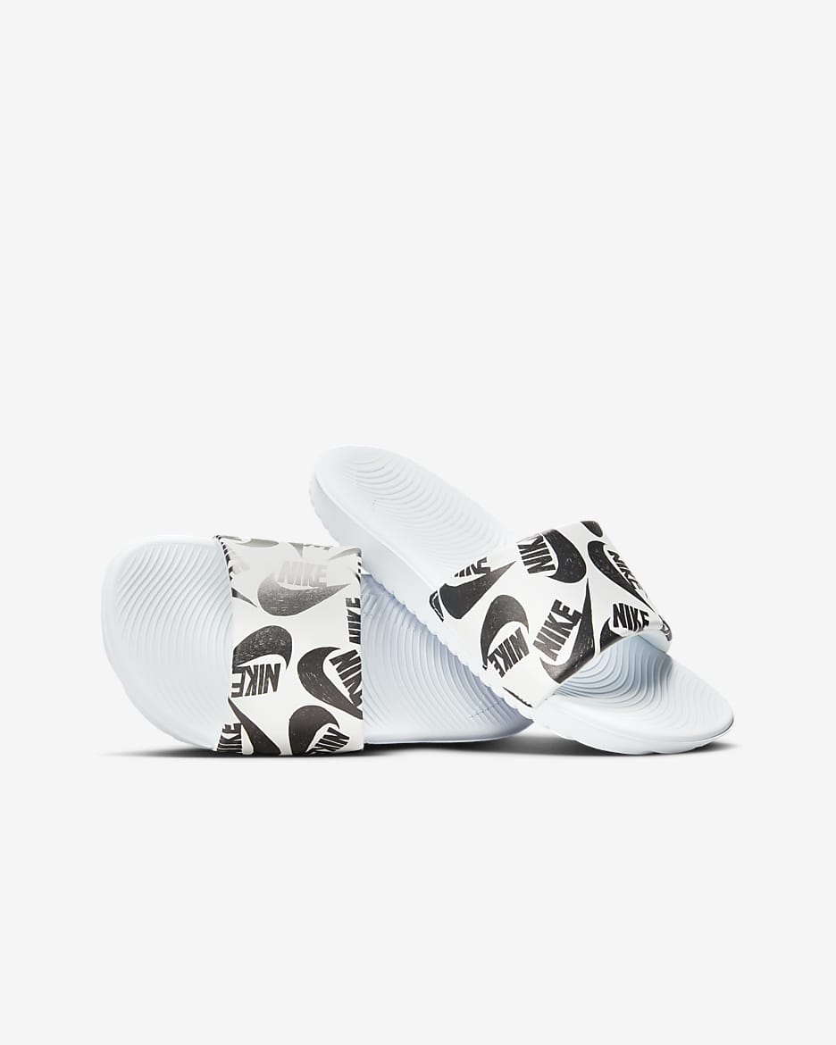 Nike Kawa SE JDI Younger/Older Kids' Slides - Football Grey/Summit White/Black