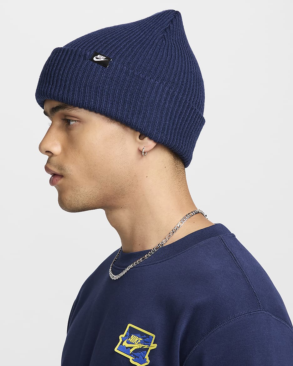 Gorro Futura Nike Peak - Azul marino medianoche