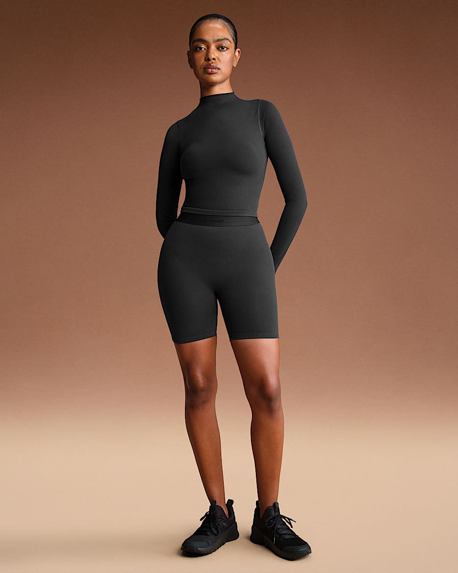 NikeSKIMS Vintage Seamless Women's 5" Shorts - NSKM OBSIDIAN