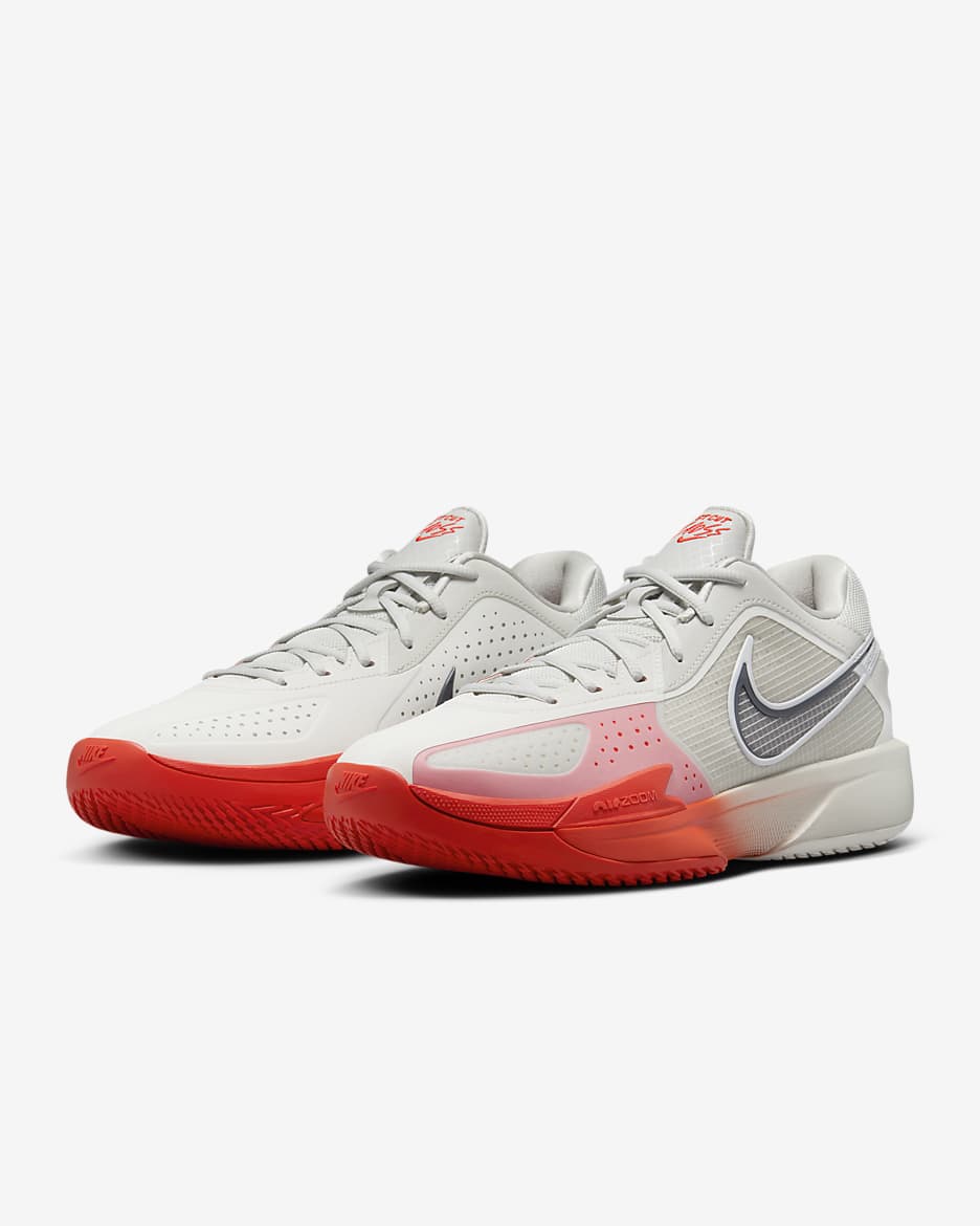 Nike G.T. Cut Cross Basketball Shoes - Light Bone/Picante Red/Sail/Iron Grey