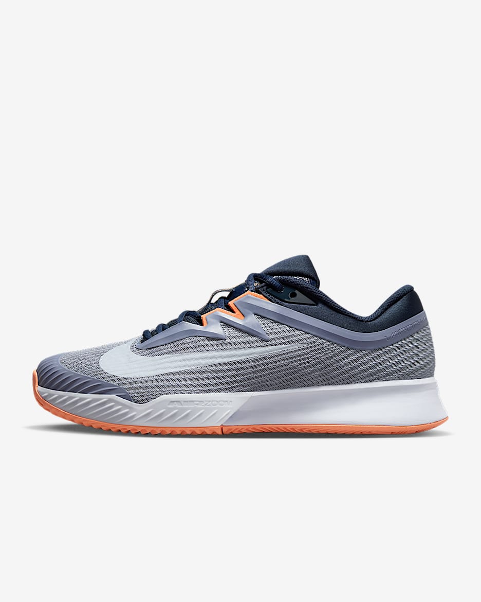 Tenis de tenis para cancha de arcilla para hombre Nike Vapor Pro 3 - Pizarra cenizo/Obsidiana/Azul militar claro/Gris fútbol